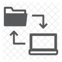 Datentransfer  Icon
