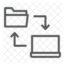 Datentransfer  Symbol