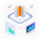 Datenuberwachung Einblick Visualisierung Icon