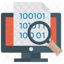 Datenuberwachung Datenexplorer Webexplorer Symbol