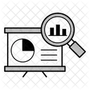 Datenuntersuchung Entdeckung Forschung Symbol