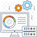 Datenmanagement Unternehmensfuhrung Programmmanagement Symbol