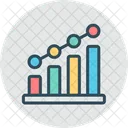 Datenvisualisierung Balkendiagramm Histogramm Symbol