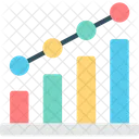 Datenvisualisierung Balkendiagramm Histogramm Symbol