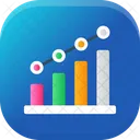 Datenvisualisierung Balkendiagramm Histogramm Symbol