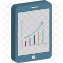 Datenvisualisierung Mobiles Diagramm Mobile Schnittstelle Symbol