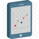 Datenvisualisierung Mobiles Diagramm Mobile Schnittstelle Symbol