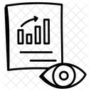 Datenuberwachung Datenvisualisierung Datenansicht Symbol