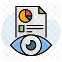 Daten Visualisierung Datenuberwachung Symbol