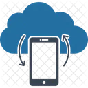 Datenwiederherstellung Datensynchronisierung Mobile Datensicherung Symbol
