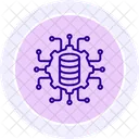 Datenwissenschaft Farbkreis Symbol Symbol