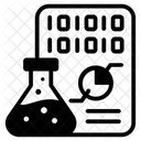 Datenwissenschaft Chemie Laborbericht Symbol