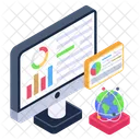 Datenanalyse Datenwissenschaft Datenverarbeitung Symbol