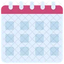 Shedule Calendar Dates Icon