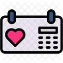 Dates Love And Romance Valentines Day Icon