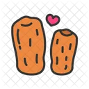 Dates Eating Eatable Icon