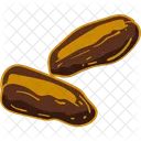 Dates With Butter Dates Slice Icon