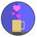 Coffee Romantic Tea Icon