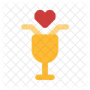 Glass Drink Love Icon