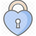 Dating Heart Lock Icon