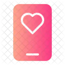 Dating App Handphone Love Message Icon