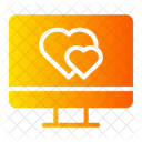 Dating App Heart Love And Romance Icon