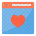Website Love Browser Love Website Icon