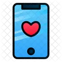 Dating App Smartphone Love Icon