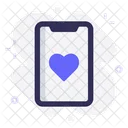 Mobile App Dating Icon