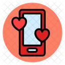 Dating App Online Love Romance Icon