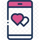 Dating App Heart Love Icon