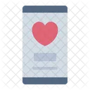 Dating App Phone Love Icon