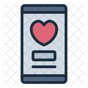 Dating App Phone Love Icon