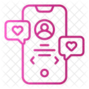 Dating App Love Valentine Icon