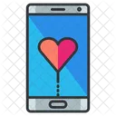 Dating Application Mobile Icon