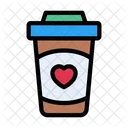 Coffee Beverage Love Icon