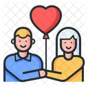 Dating Couple  Icon