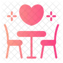 Dating Dinner Table Love 아이콘