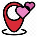 Dating Location Love Pin Icon