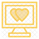 Dating Site Hearts Icon