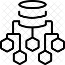 Diagrama De Flujo De Datos Proceso Conexion Icono