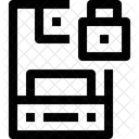 Datos Seguridad Almacenamiento Icono