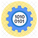 Datos Binarios Configuracion De Codigo Binario Codigo Digital Icono