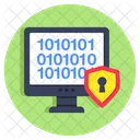 Datos Binarios Codigo Binario Seguro Codigo Digital Icono