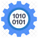 Datos Binarios Configuracion De Codigo Binario Codigo Digital Icono
