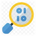 Datos Binarios Busqueda De Datos Busqueda Binaria Icono