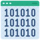 Datos binarios  Icono