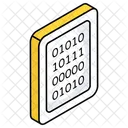 Datos Binarios Codigo Binario Documento Binario Icono