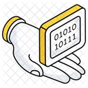Datos Binarios Codigo Binario Documento Binario Icono