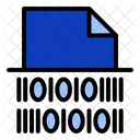 Datos Archivo Binario Icono